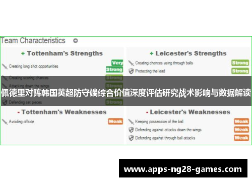 佩德里对阵韩国英超防守端综合价值深度评估研究战术影响与数据解读
